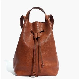 Madewell mini leather backpack